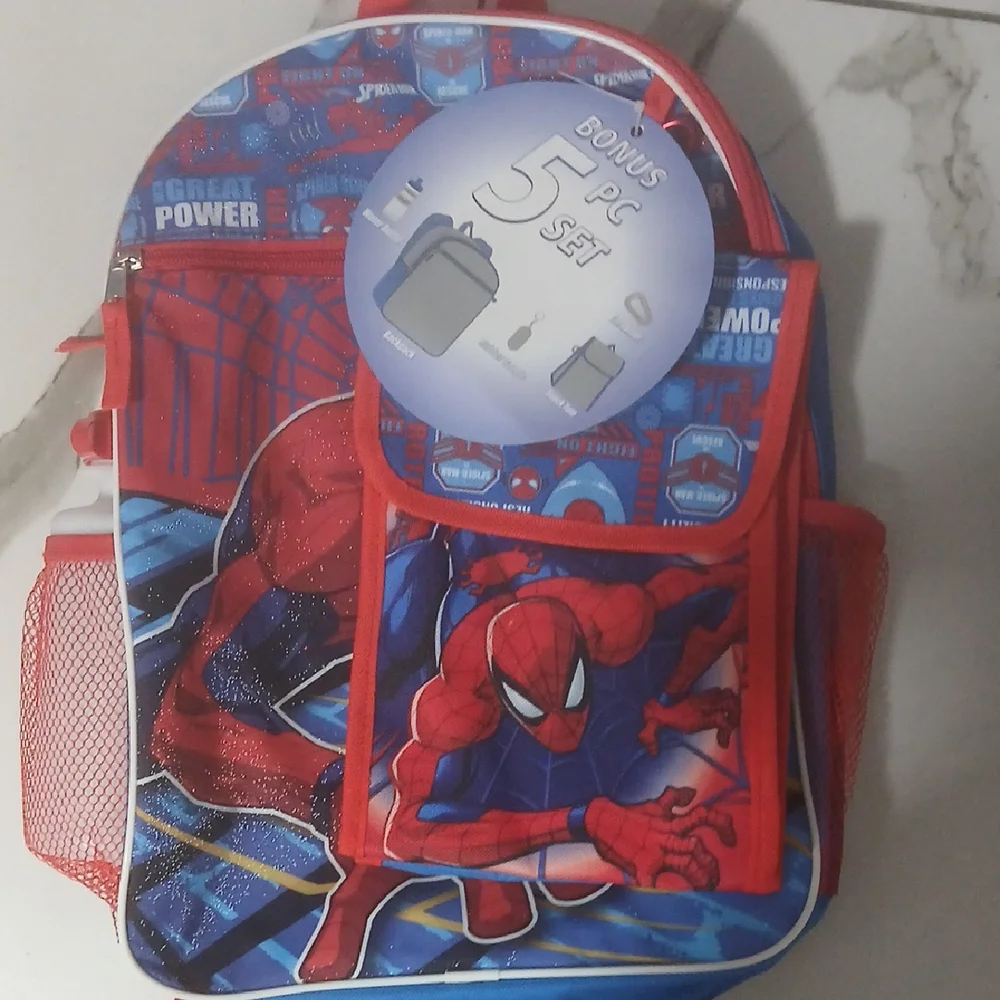 Spider-Man Backpack Set - Picture 1 of 2